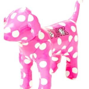NWT Victoria’s Secret Hot PINK polka dot dog